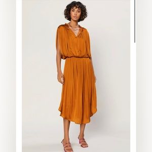 Current Air shirred midi dress
